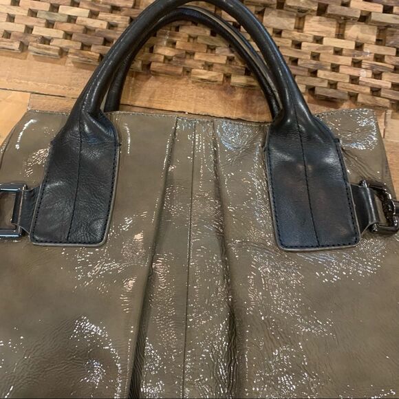 Kenneth Cole‎ New York Patent Leather Tall Hobo Bag - Picture 6 of 12